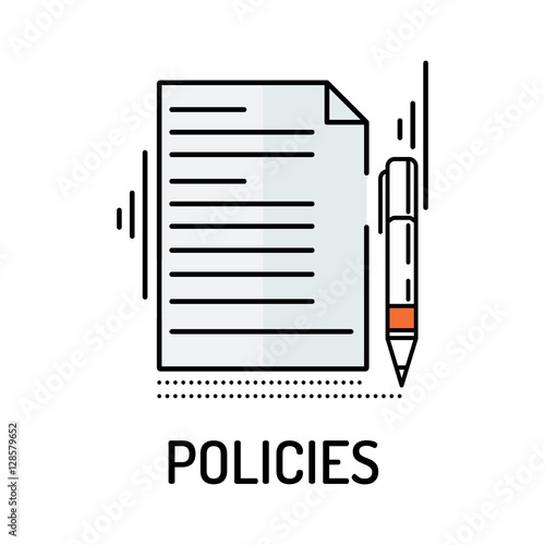 POLICIES Line icon