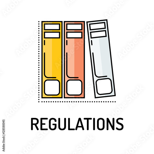 REGUALTIONS Line icon