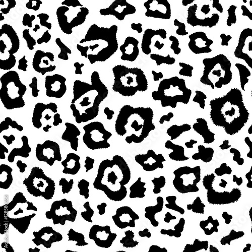 seamless pattern with imitation leopard coloration