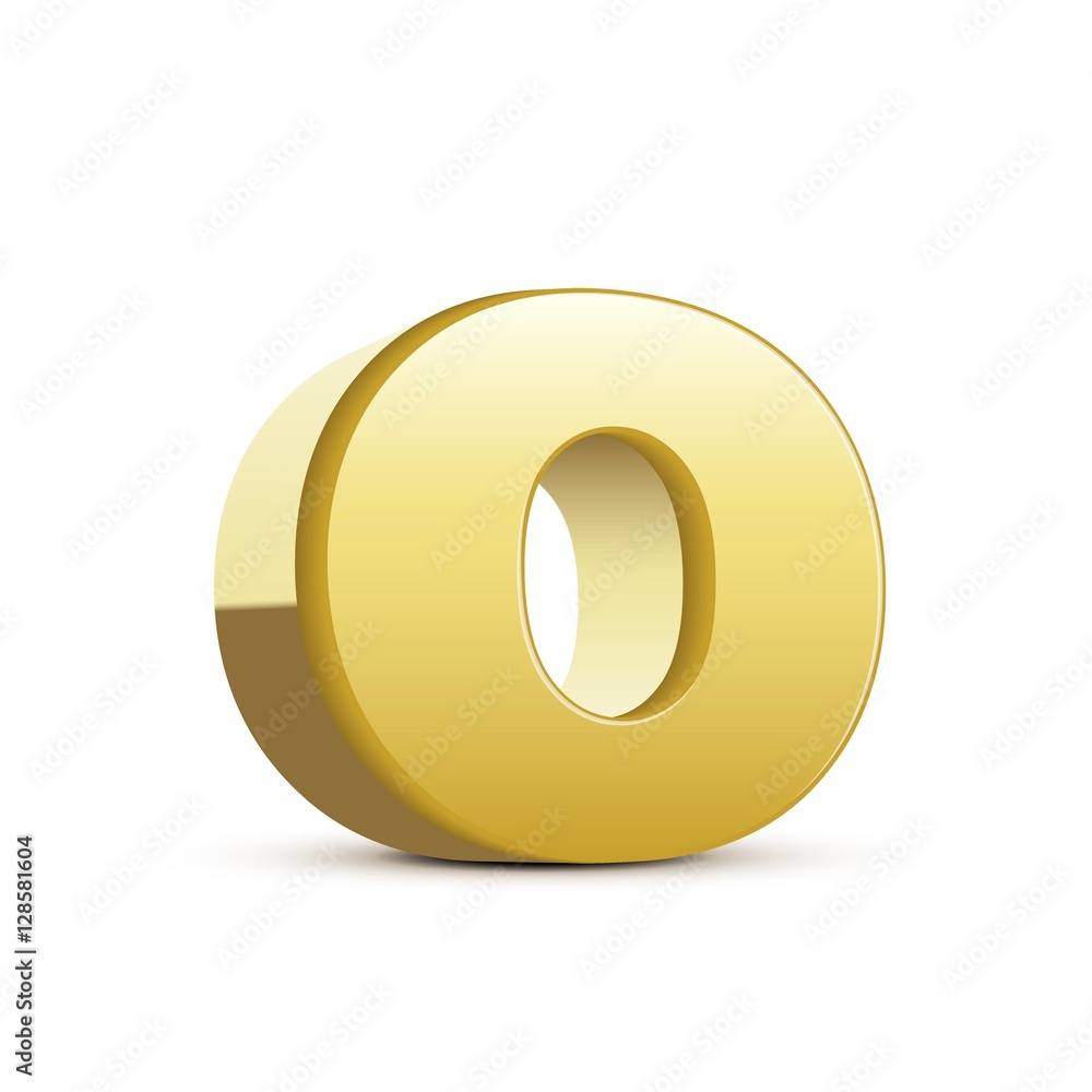 lowercase bronze letter O lowercase bronze letter O