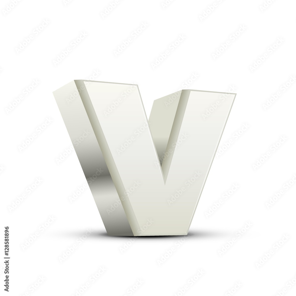 lowercase white letter V lowercase white letter V