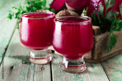 Wallpaper Mural Beetroot juice in a large glass, fresh beets , Healthy food Torontodigital.ca