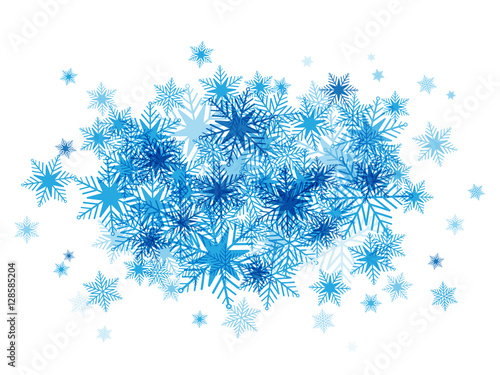 Vector Snowflake Background
