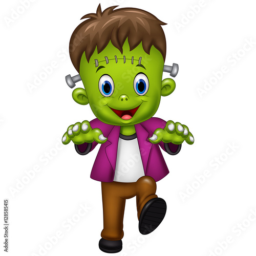 Halloween Frankenstein Mascot 