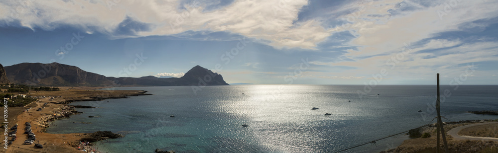 Sicily coastline view