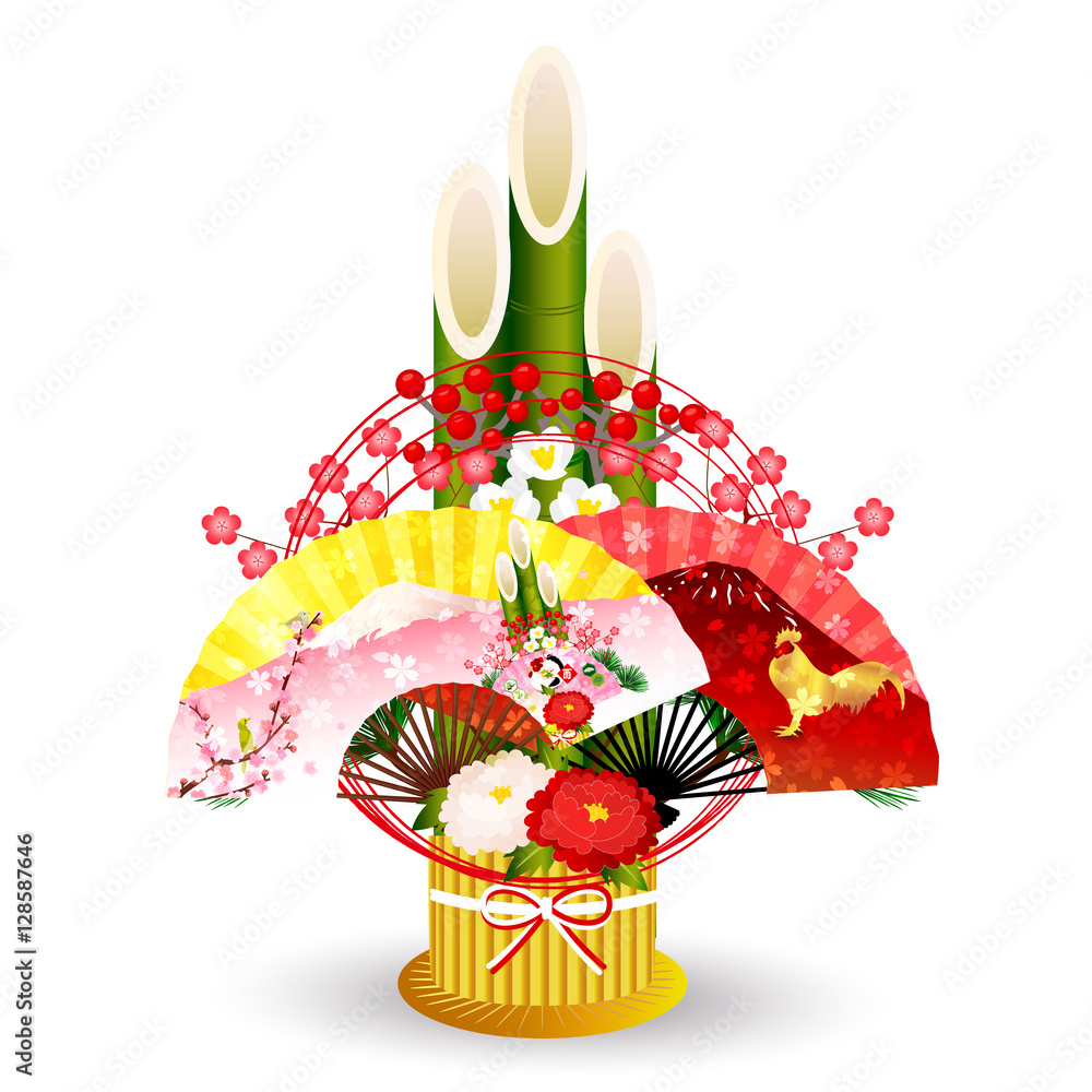 酉年 鶏 富士山 アイコン Stock Vector Adobe Stock