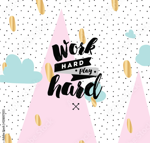 Typography for poster, invitation, greeting card or t-shirt.