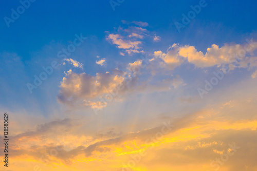 sky background with tiny clouds © Pakhnyushchyy