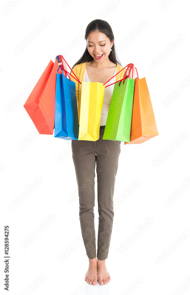 Asian woman shopper