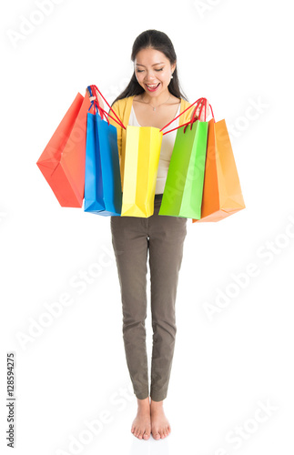 Asian woman shopper