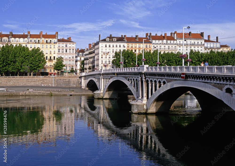 river lyon city france