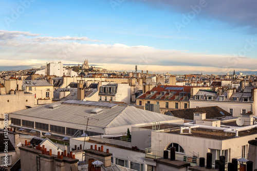 Fototapeta Naklejka Na Ścianę i Meble -   Roofs of Paris