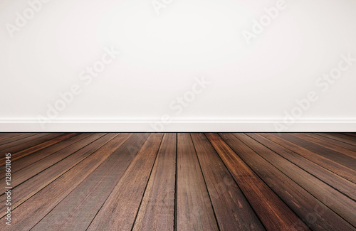 Fotografía hardwood floor and white wall