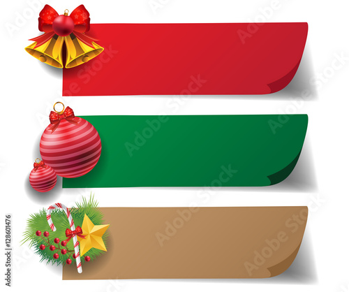 xmas rec paper banner note