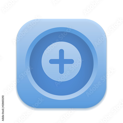  App Button - Round Square 