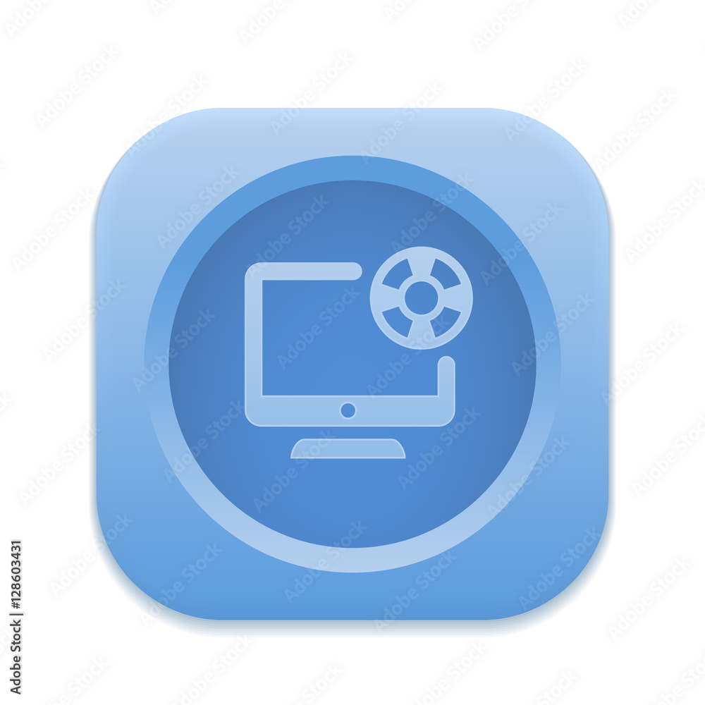 App Button - Round Square App Button - Round Square