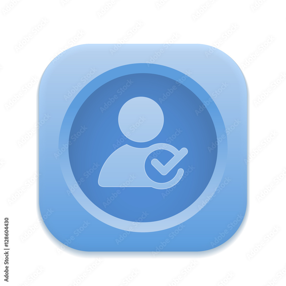 App Button - Round Square 