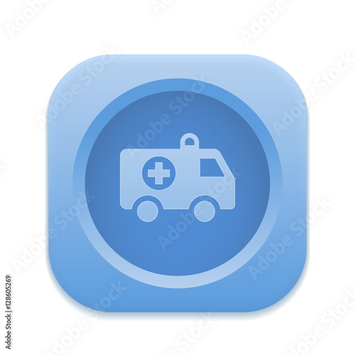      App Button - Round Square 