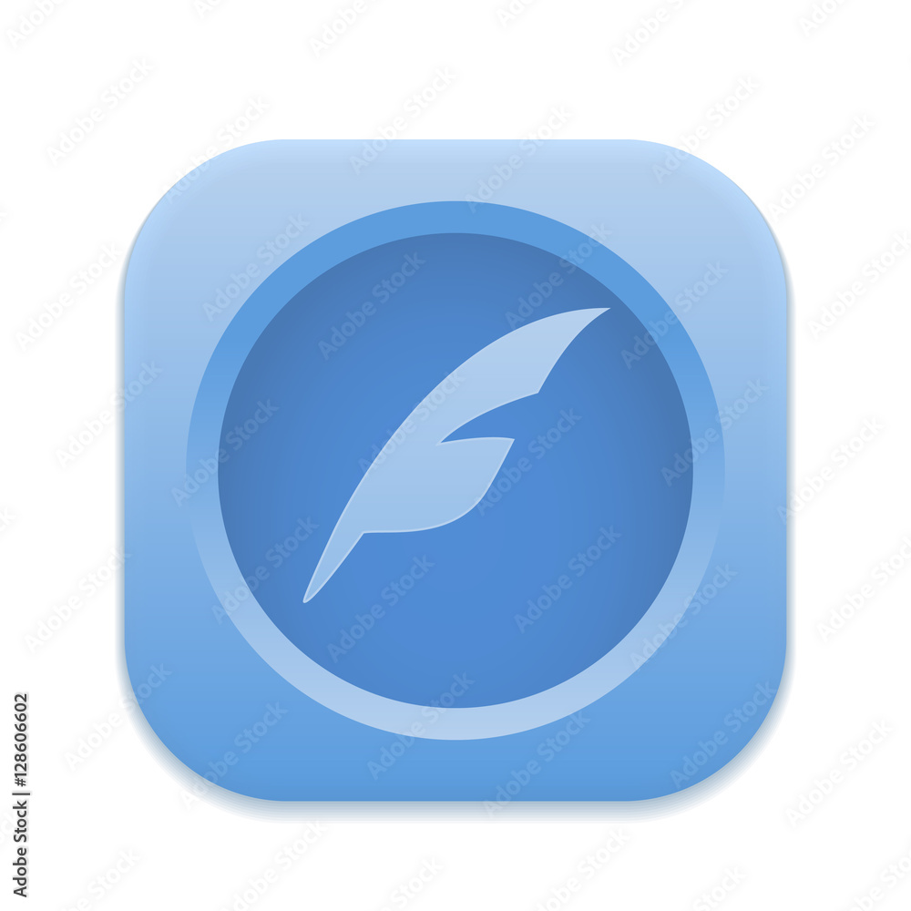App Button - Round Square App Button - Round Square