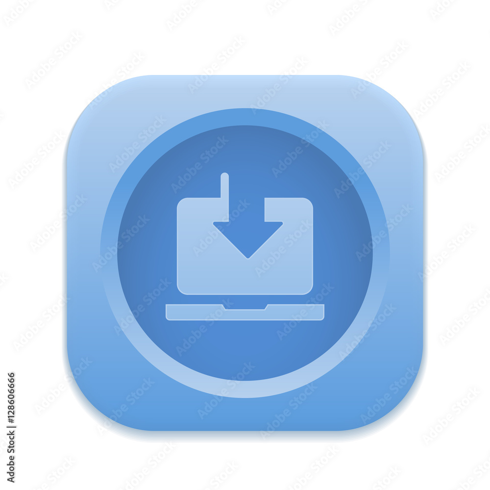App Button - Round Square App Button - Round Square