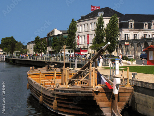 town of cognac poitou charemtes france