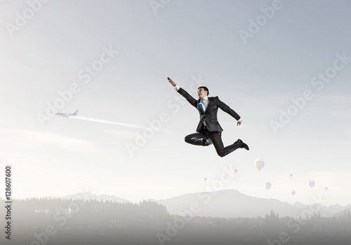 Wallpaper Mural His active position in life . Mixed media Torontodigital.ca