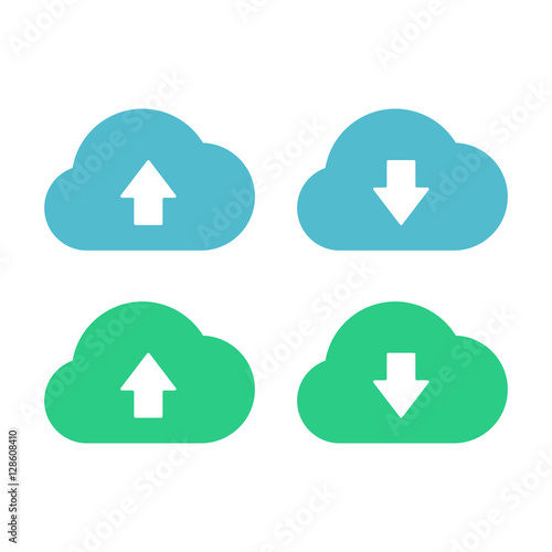 Cloud download upload icon