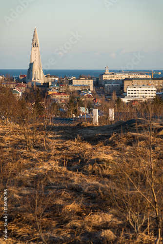 Reykjavik city landscape photo