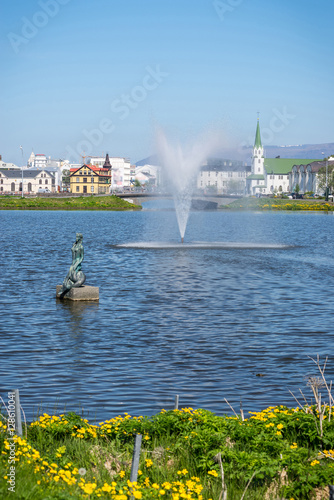 Reykjavik city landscape photo