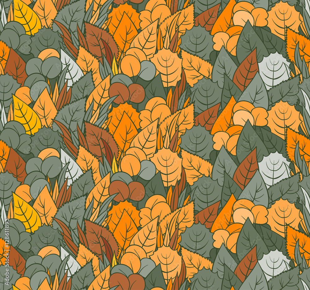 Autumn Leaves, Vector nature background. Autumn Leaves, Vector nature background.