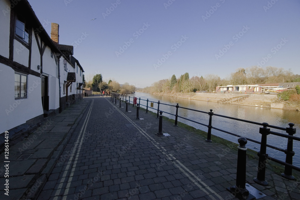 Fototapeta premium historic market town of bewdley worcestershire england uk