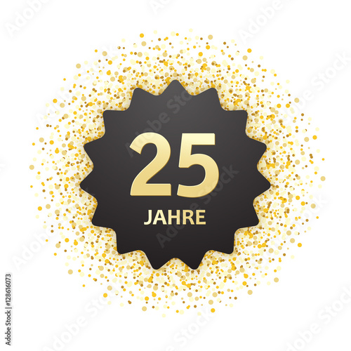25 Jahre Jubiläum Karte