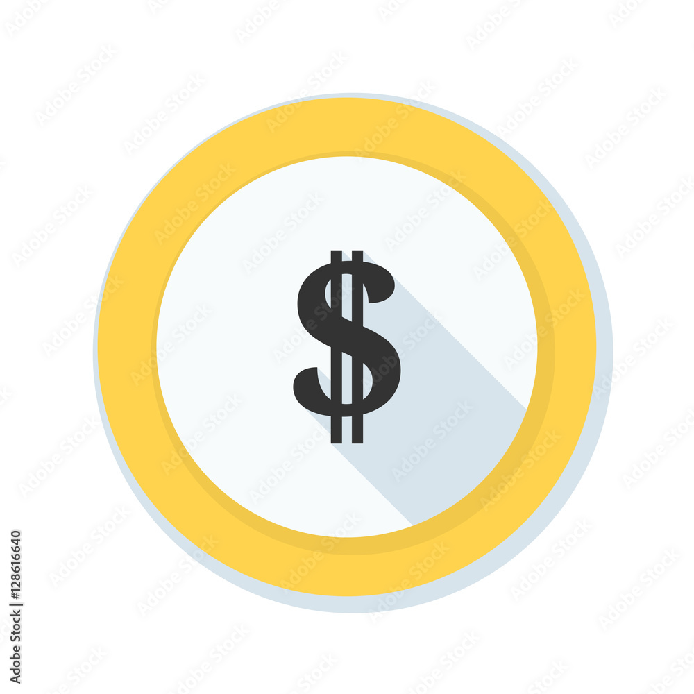 US Dollar hazard sign US Dollar hazard sign