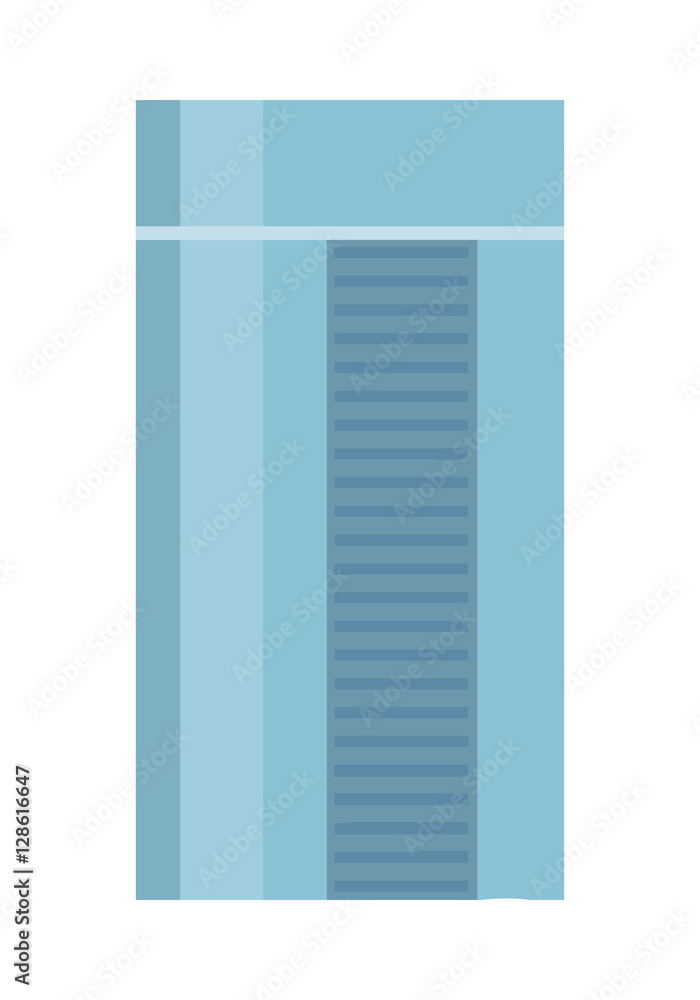 Skyscraper Vector Illustration in Flat Design Skyscraper Vector Illustration in Flat Design