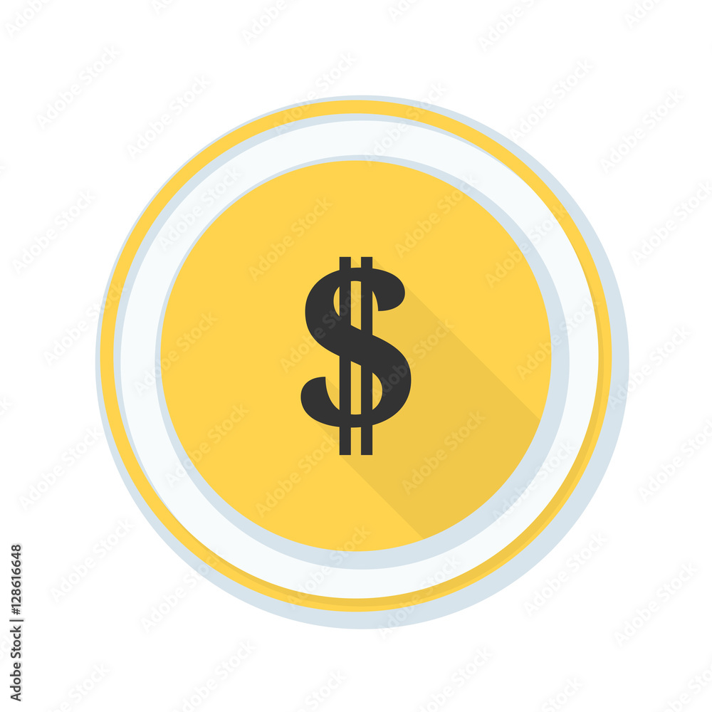 US Dollar hazard sign US Dollar hazard sign