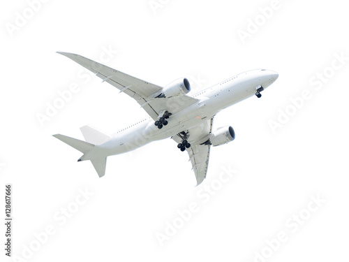 Airplane on isolated background 2