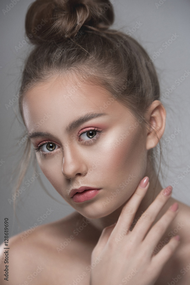Portrait of beautiful sensual girl Portrait of beautiful sensual girl