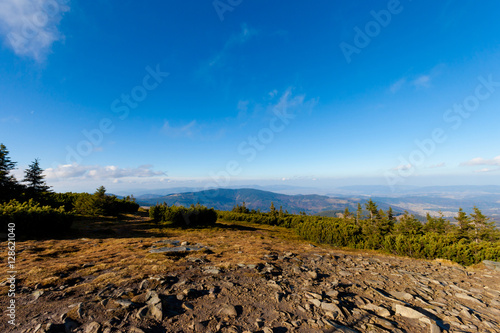 Fototapeta Naklejka Na Ścianę i Meble -  Beautiful autumn Beskidy mountains landscape