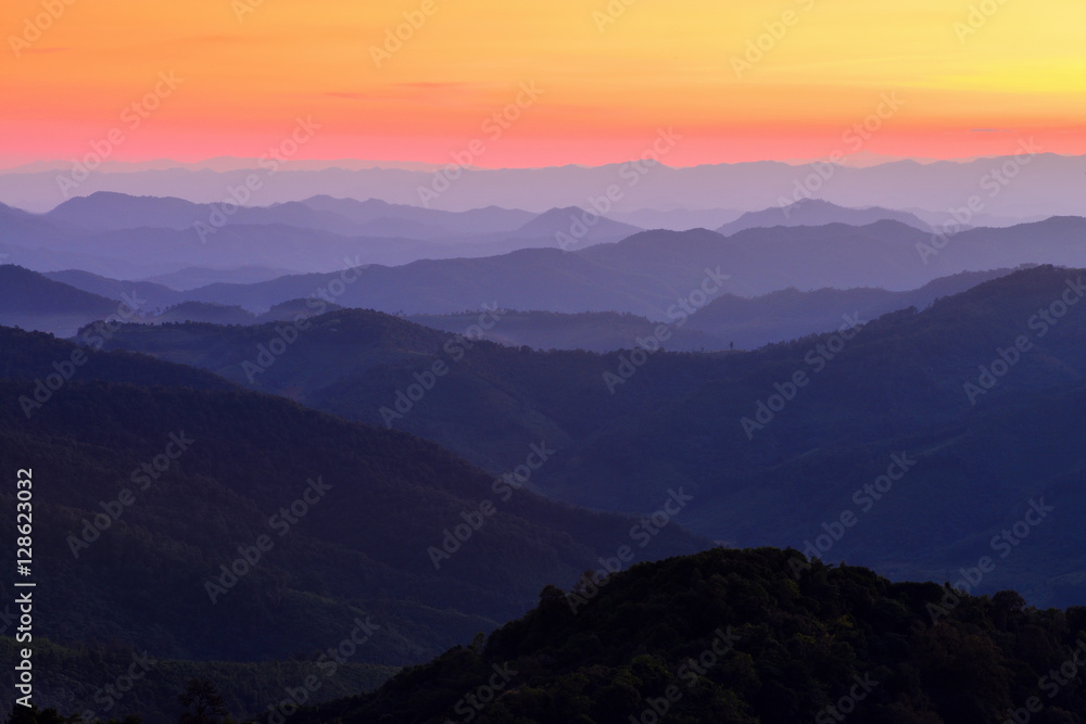 Obraz premium Mountain Twilight