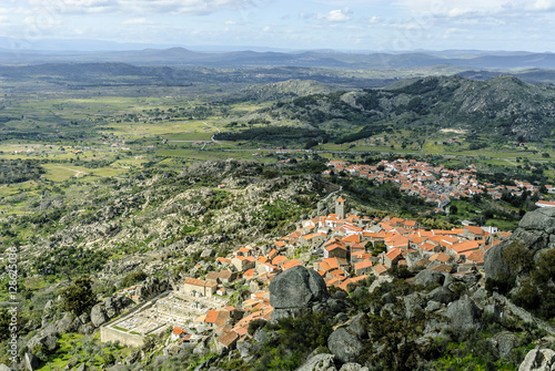 sight of the historical and typical town of Monsanto in Portugal