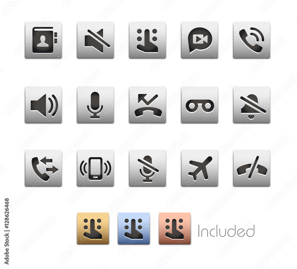 Interface Icons 1 / The vector file Includes 4 color versions in different layers. Interface Icons 1 / The vector file Includes 4 color versions in different layers.