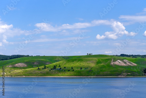 Panoramic view of Volga