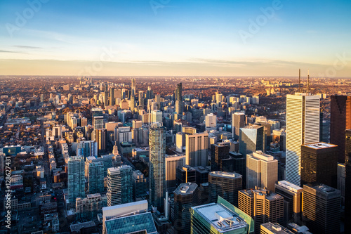 Photography View of Toronto City from above - Toronto, Ontario, Canada
