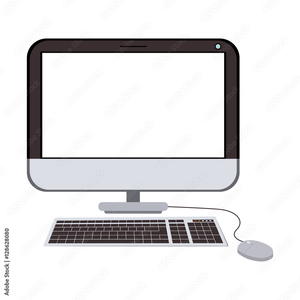 Computer icon. Device gadget technology and electronic theme. Isolated design. Vector illustration Computer icon. Device gadget technology and electronic theme. Isolated design. Vector illustration