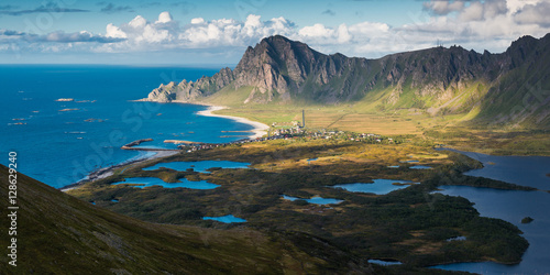 Bay of Bleik in the Evening Light, Andoya, Vesteralen, Norway