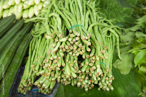 Yardlong beans in market Thailand