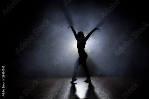 Female Dancer Backlit
