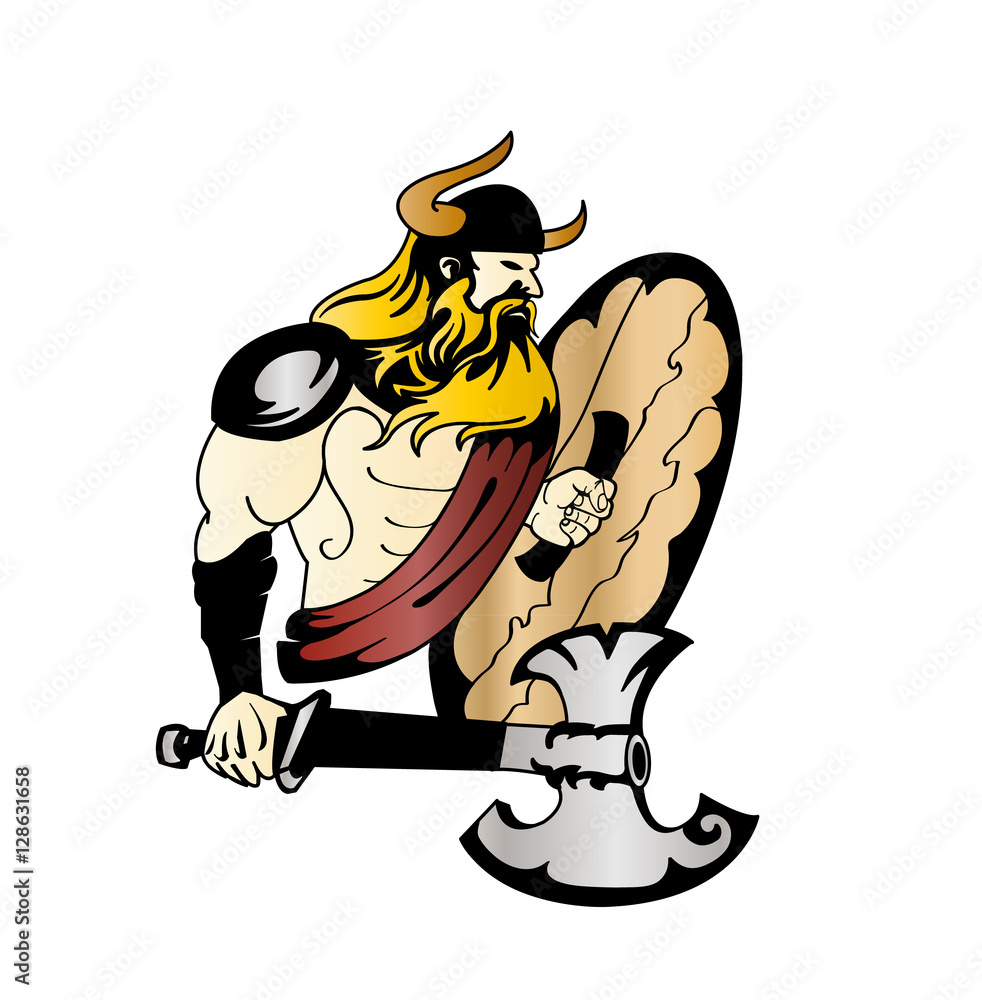 Wikinger Color Stock Vector | Adobe Stock