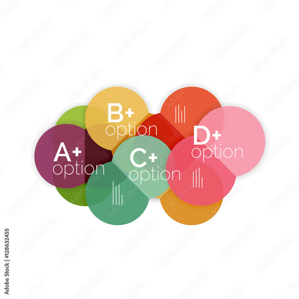 Circle business option diagrams Circle business option diagrams