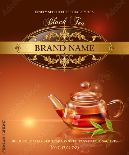 Black tea banner